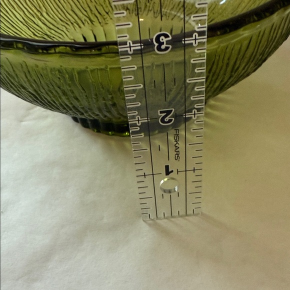 Olive Green Glass Food Storage Bowl - Picture 7 of 9